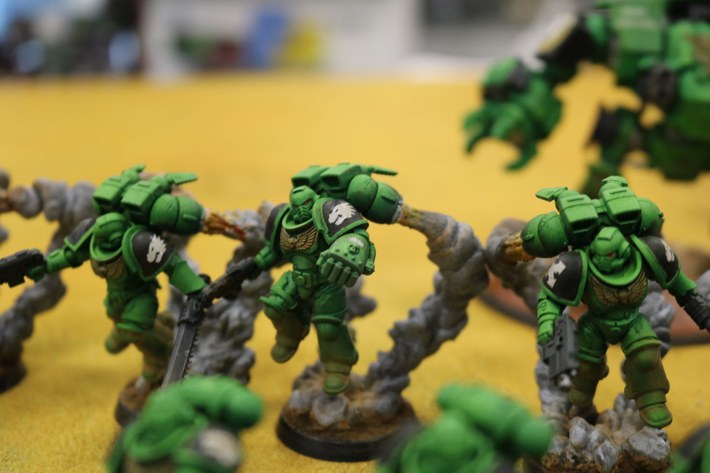Salamanders Army Very Well Painted Space Marines Warhammer 40k