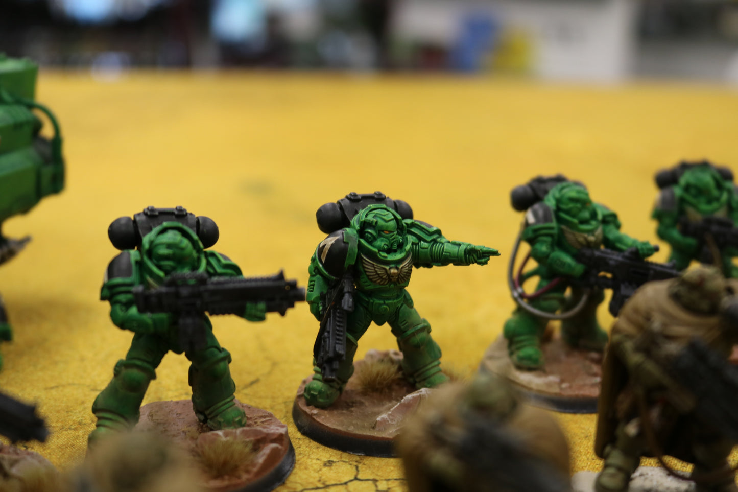 Salamanders Army Very Well Painted Space Marines Warhammer 40k