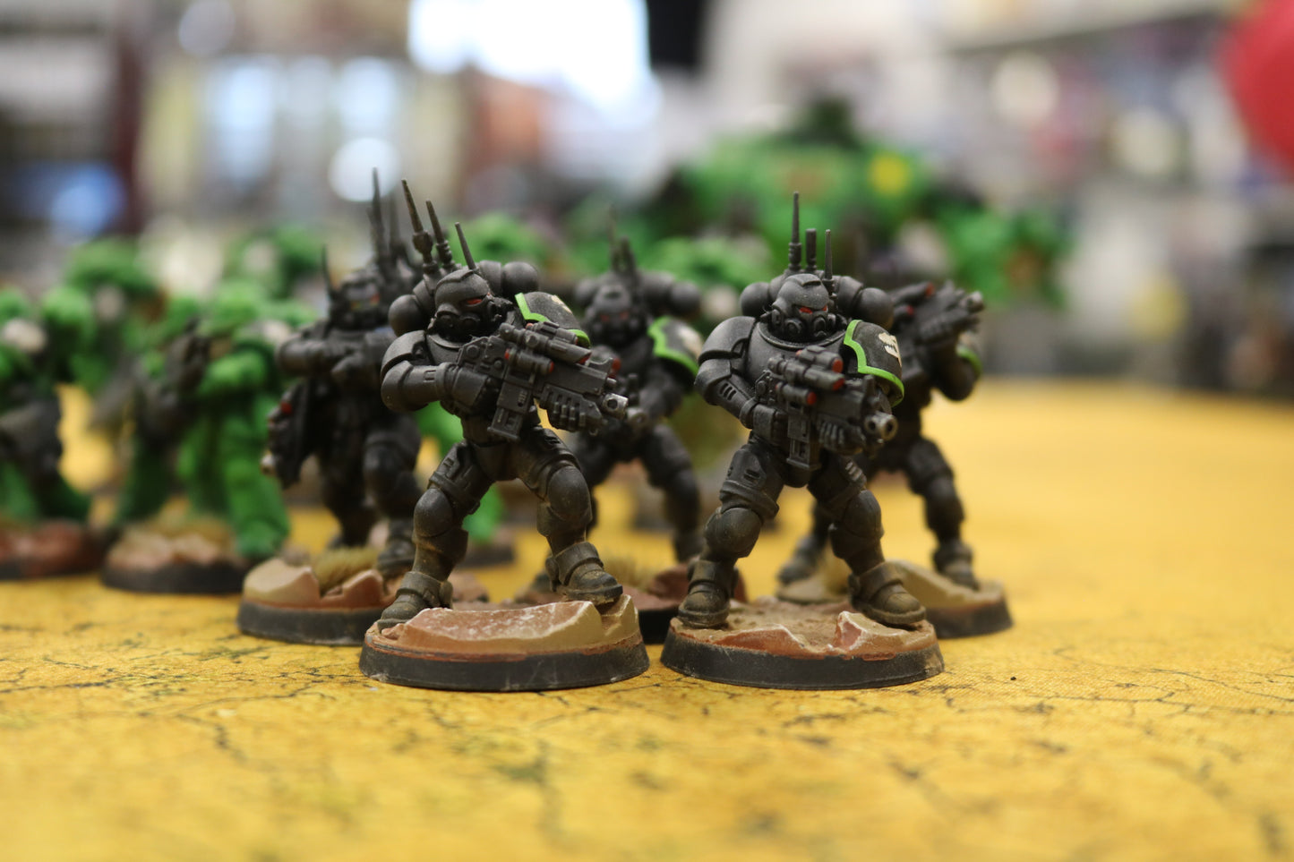 Salamanders Army Very Well Painted Space Marines Warhammer 40k