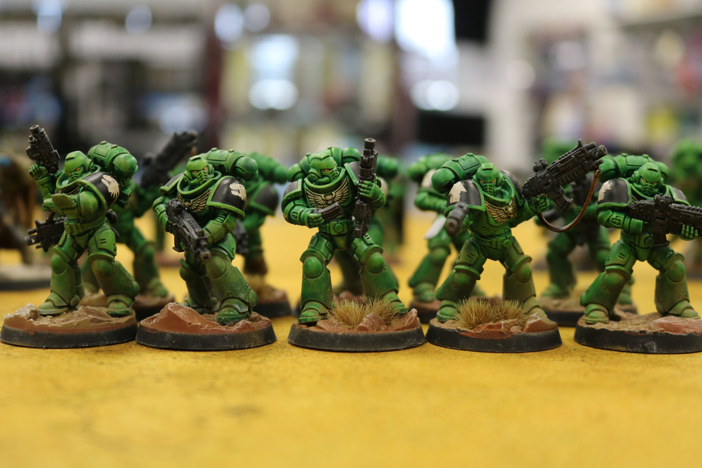 Salamanders Army Very Well Painted Space Marines Warhammer 40k