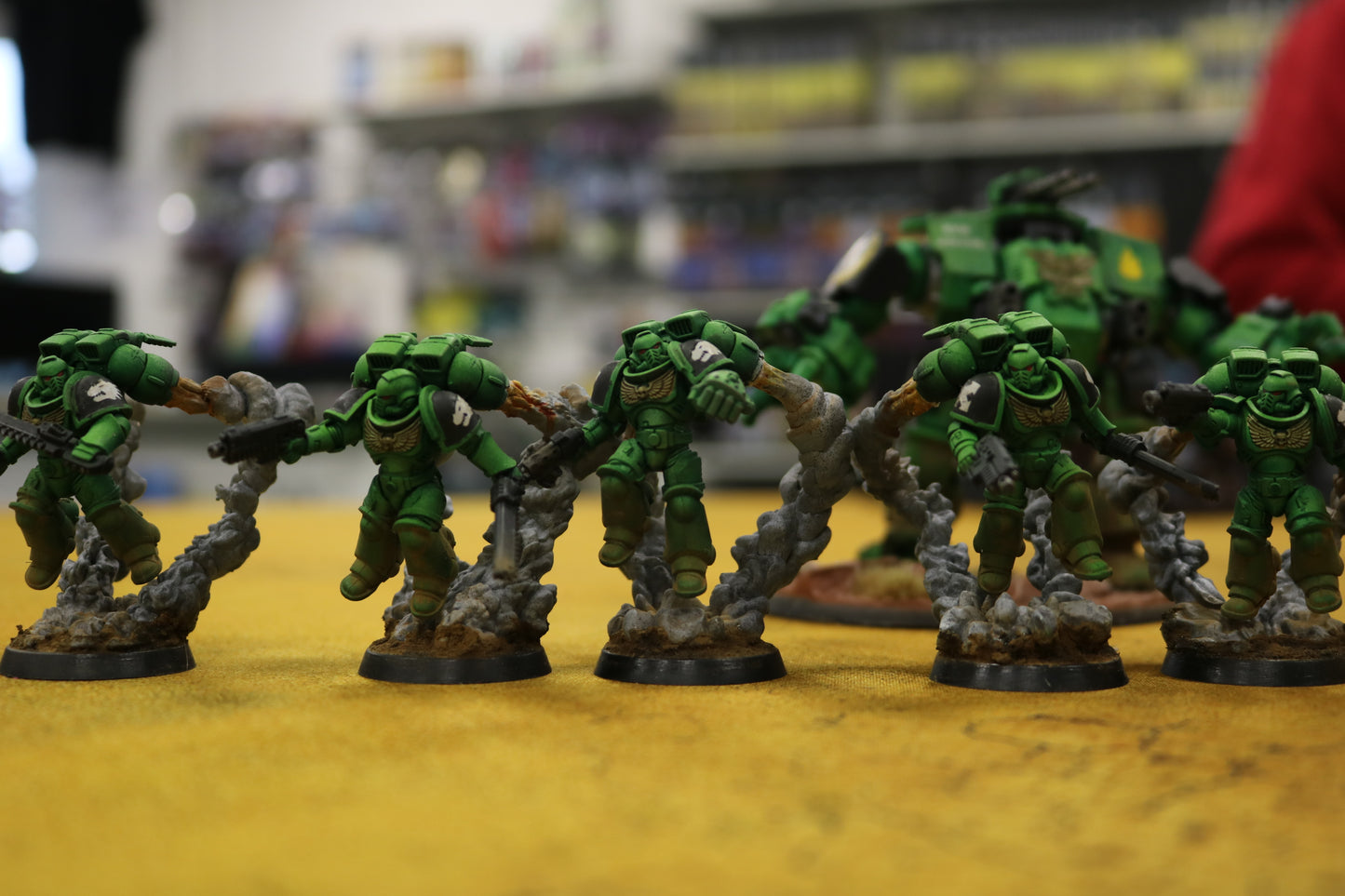 Salamanders Army Very Well Painted Space Marines Warhammer 40k