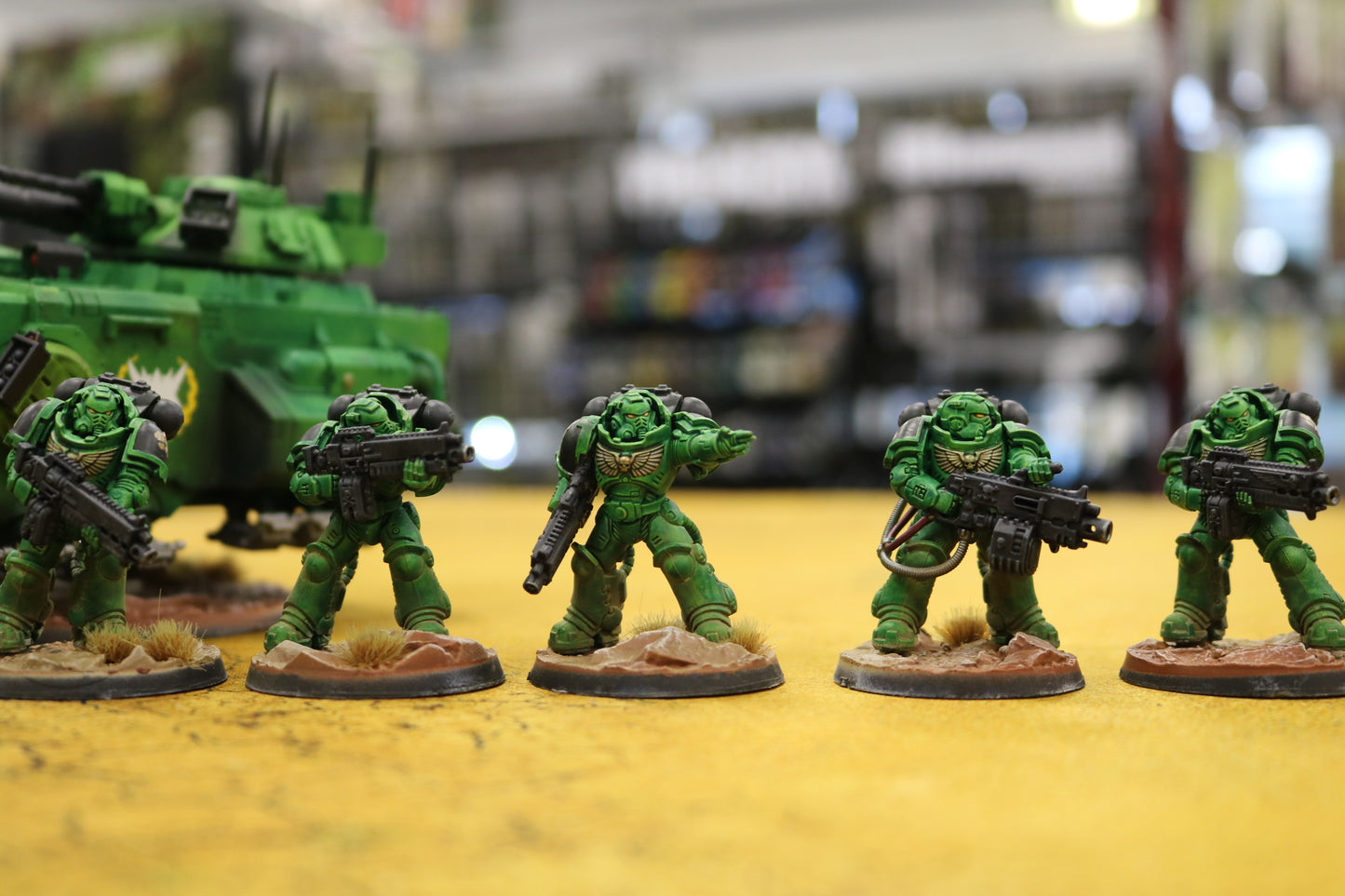 Salamanders Army Very Well Painted Space Marines Warhammer 40k