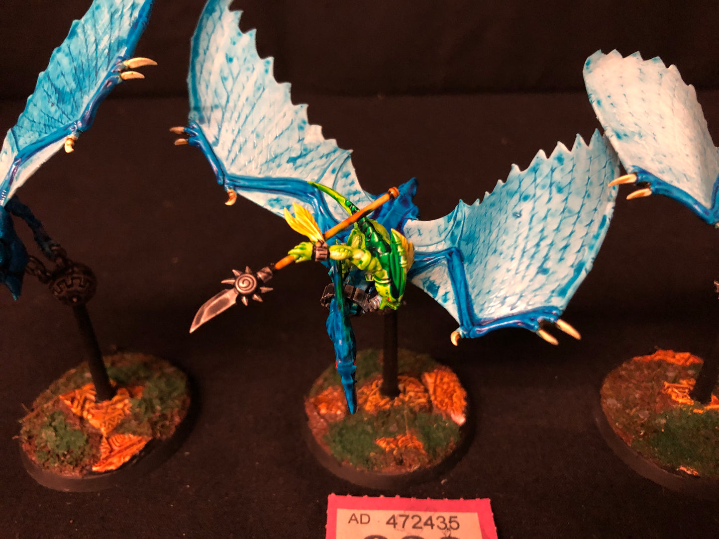 3x Terradon Riders #929 Well Painted Seraphon AOS Warhammer 40k