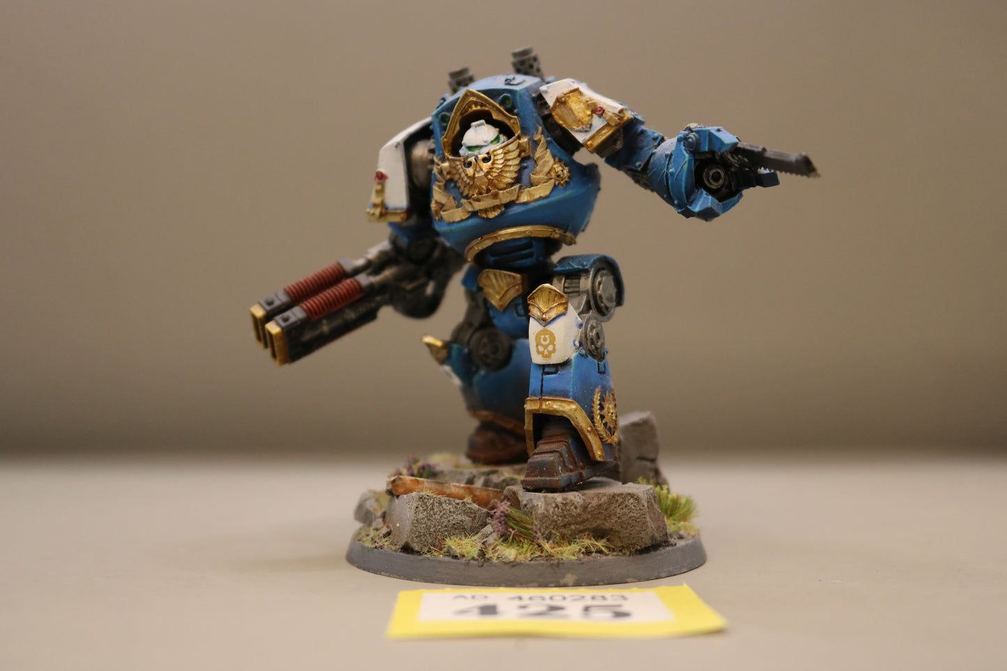 Ultramarines Forgeworld Contemptor Dreadnought #425 VERY Well Painted Space Marines Legiones Astartes Warhammer 40k 30k
