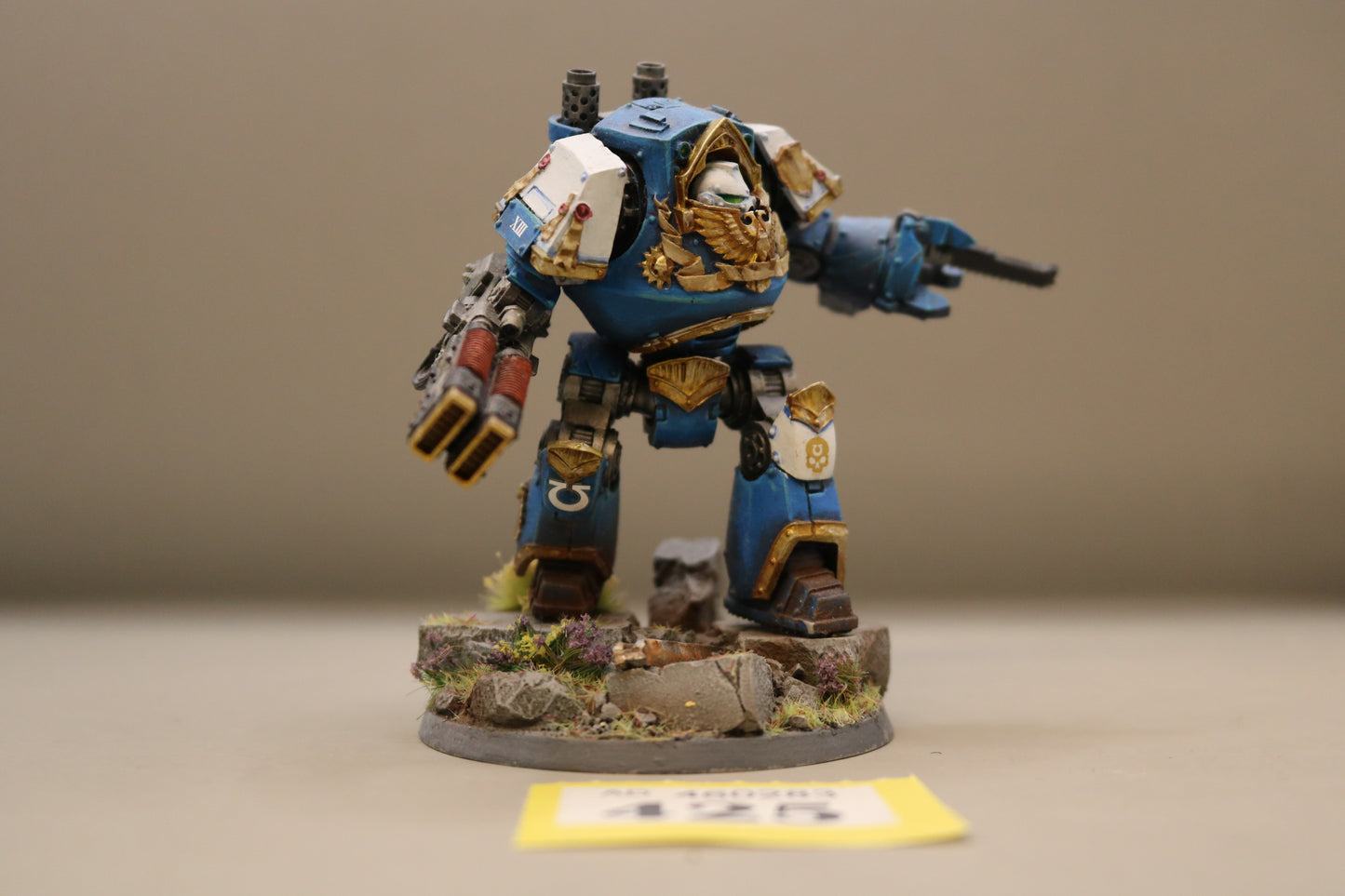 Ultramarines Forgeworld Contemptor Dreadnought #425 VERY Well Painted Space Marines Legiones Astartes Warhammer 40k 30k