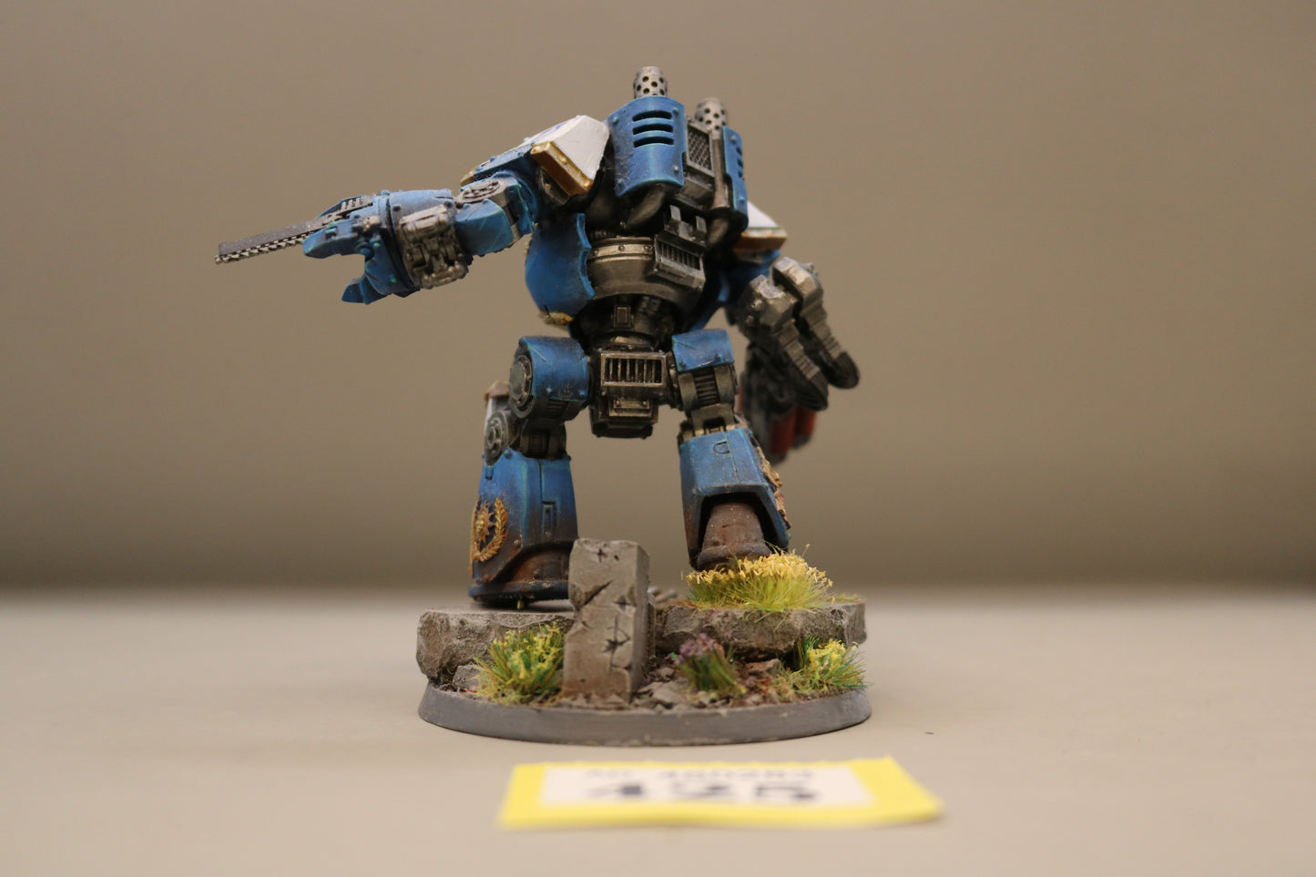 Ultramarines Forgeworld Contemptor Dreadnought #425 VERY Well Painted Space Marines Legiones Astartes Warhammer 40k 30k
