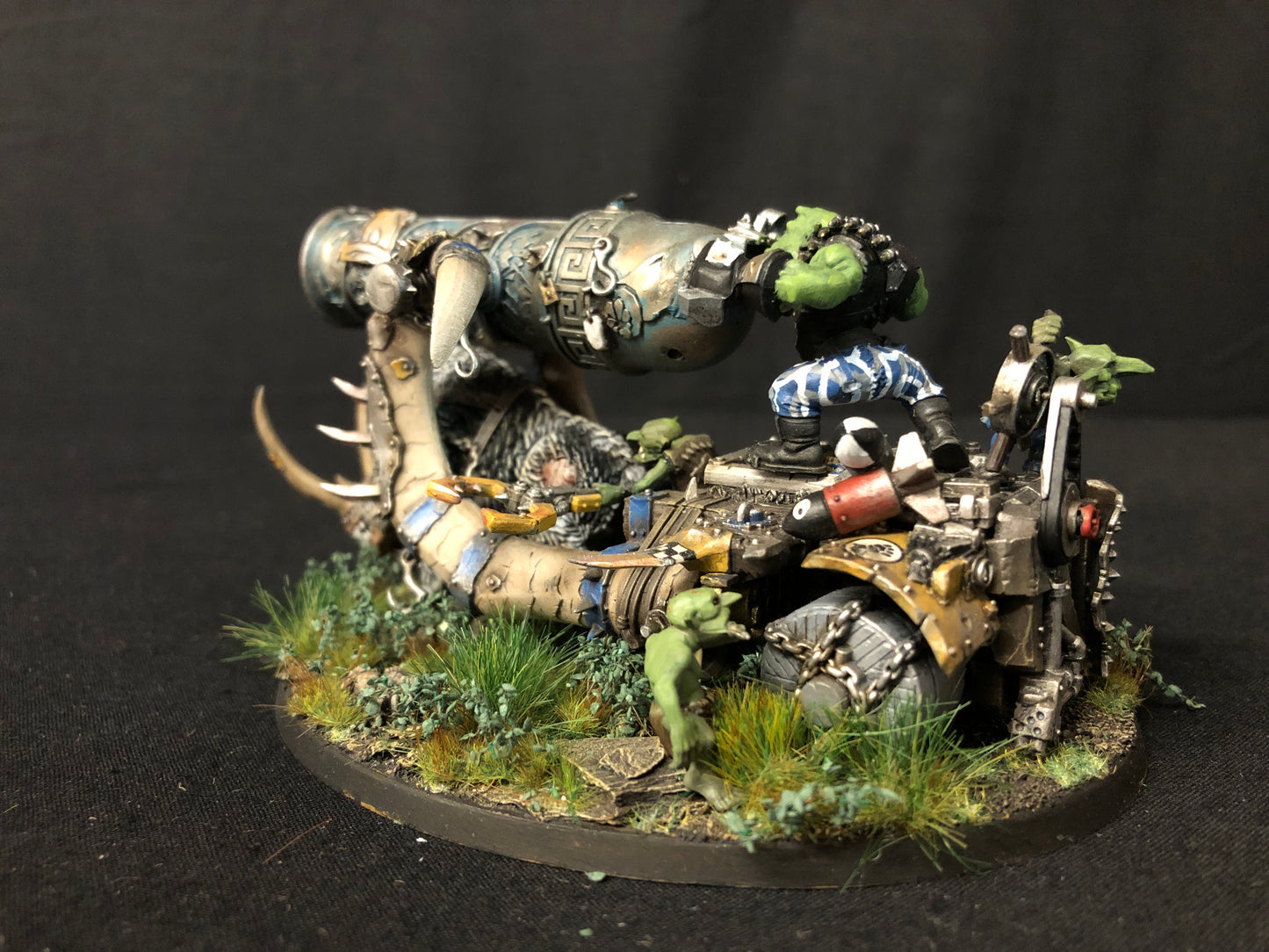 Mek Gun Kitbash Made With Boar #150 VERY Well Painted Orks Warhammer 40k