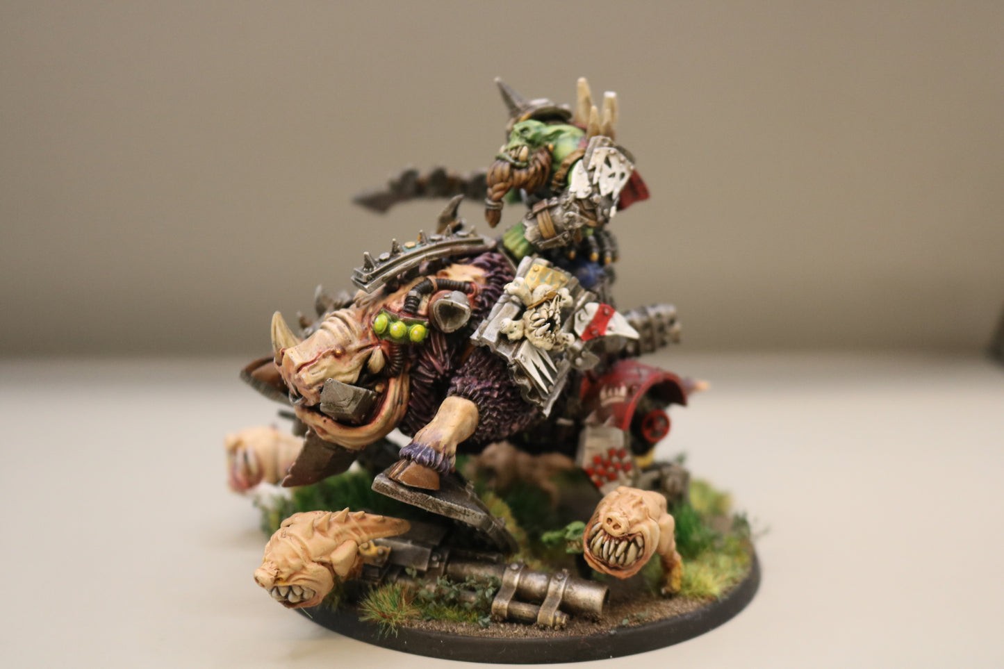 Custom Warboss Maw-Grunta #598 VERY Well Painted Orks Orruk Warclans Warhammer 40k AOS