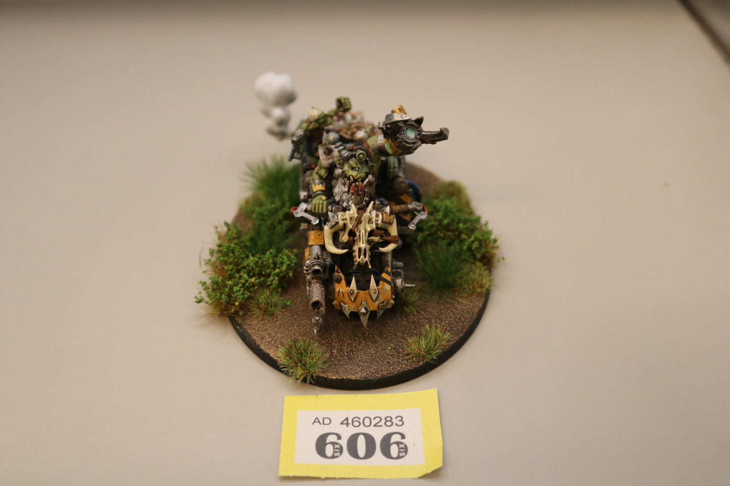Warboss on Warbike Conversion #606 VERY Well Painted Orks Warhammer 40k