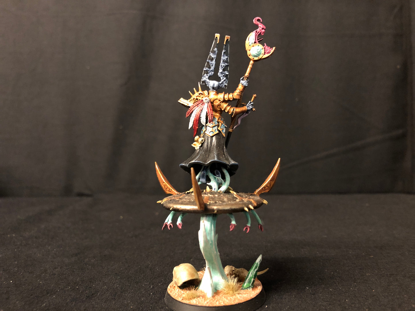 Gaunt Summoner on Disc of Tzeentch #218 VERYWell Painted Slaves to Darkness AOS Warhammer 40k