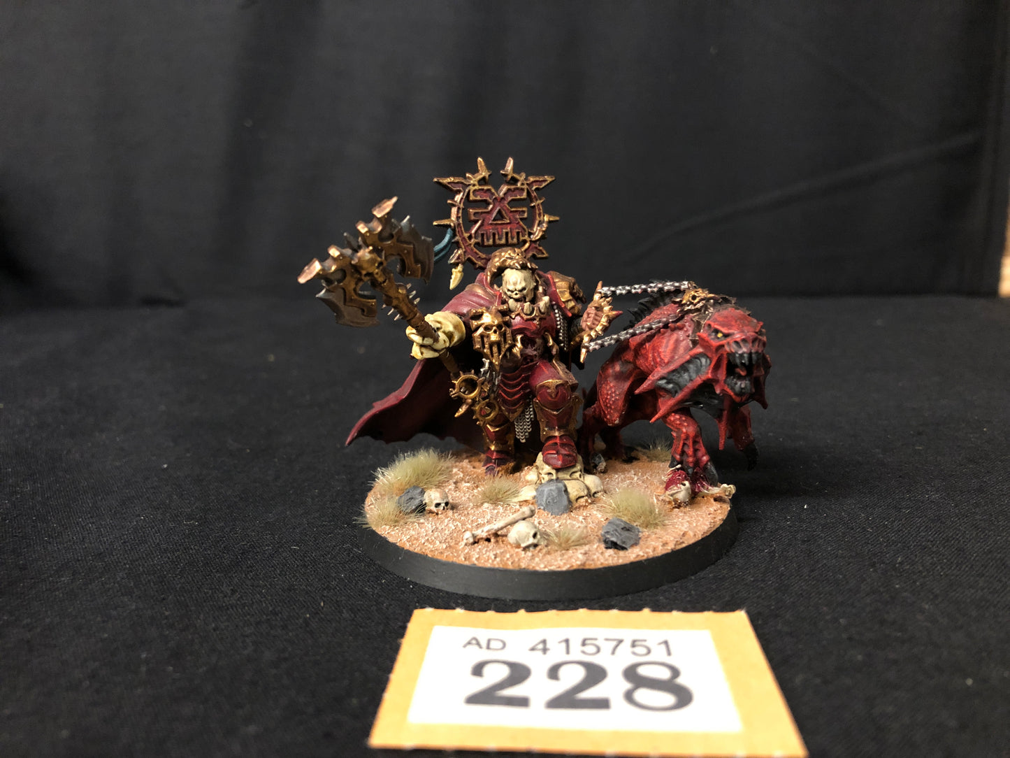 Mighty lord of Khorne #228 VERY Well Painted Blades of Khorne AOS Warhammer 40k