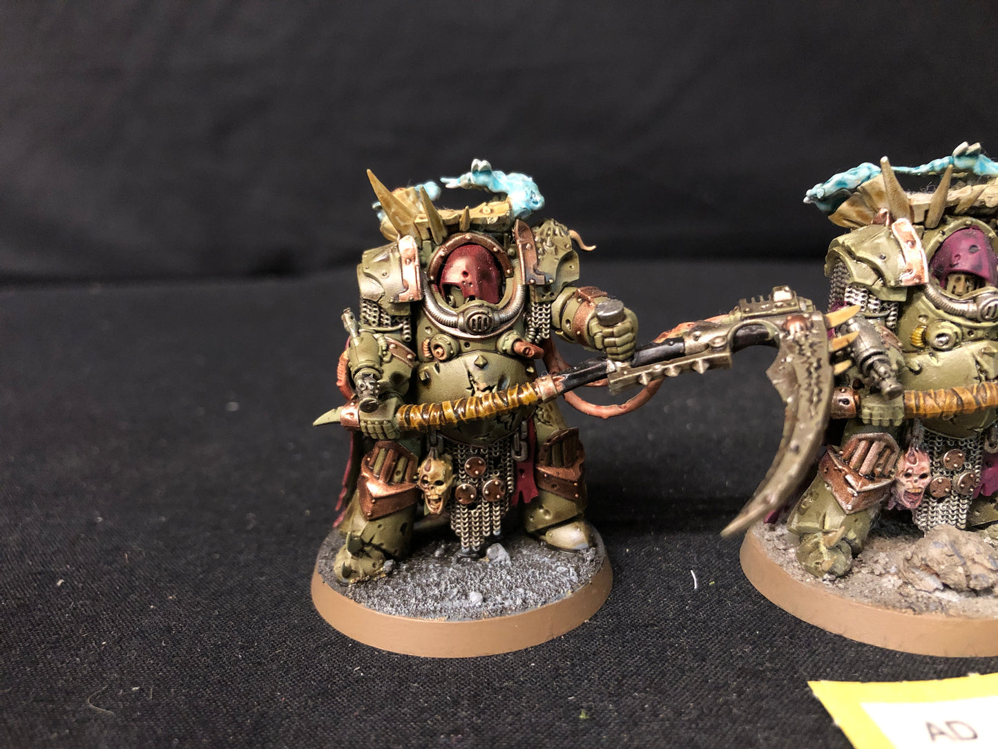 3x Deathshroud Terminators #198 Very Well Painted Death Guard Warhammer 40k