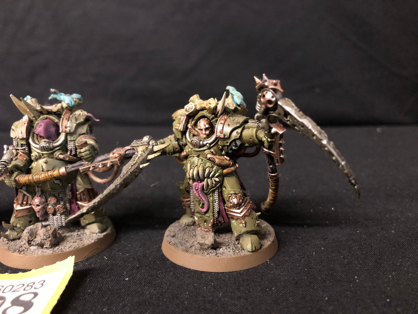 3x Deathshroud Terminators #198 Very Well Painted Death Guard Warhammer 40k