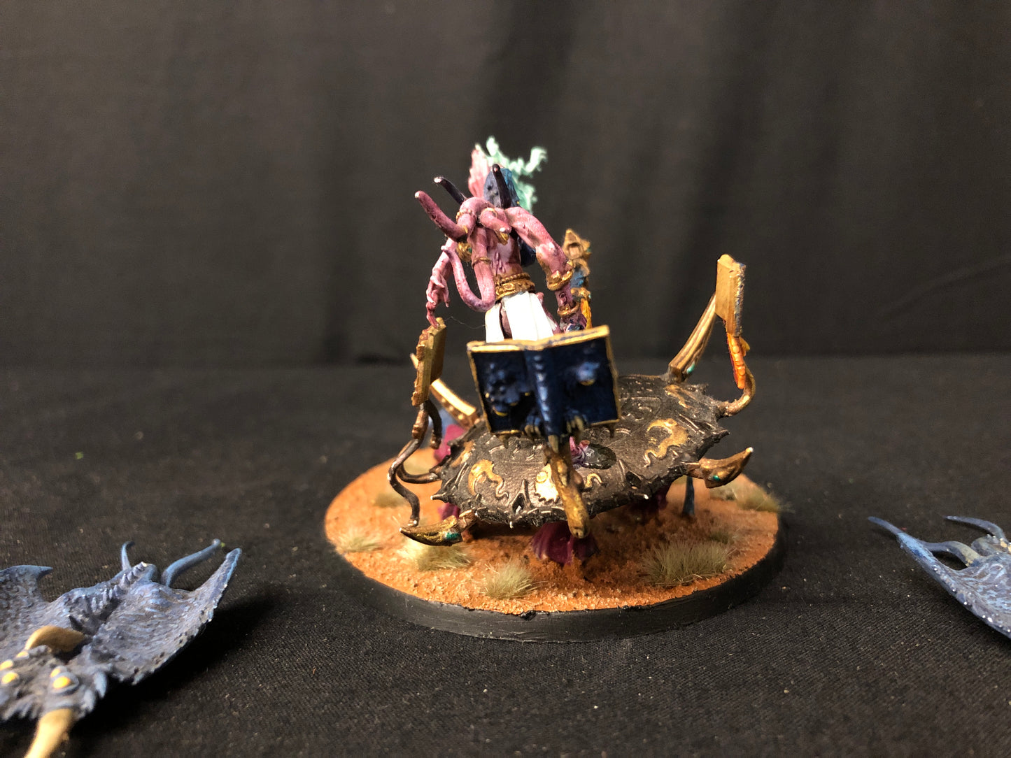 Fateskimmer, Herald of Tzeentch on Burning Chariot #261 VERY Well Painted Disciples of Tzeentch AOS Warhammer 40k