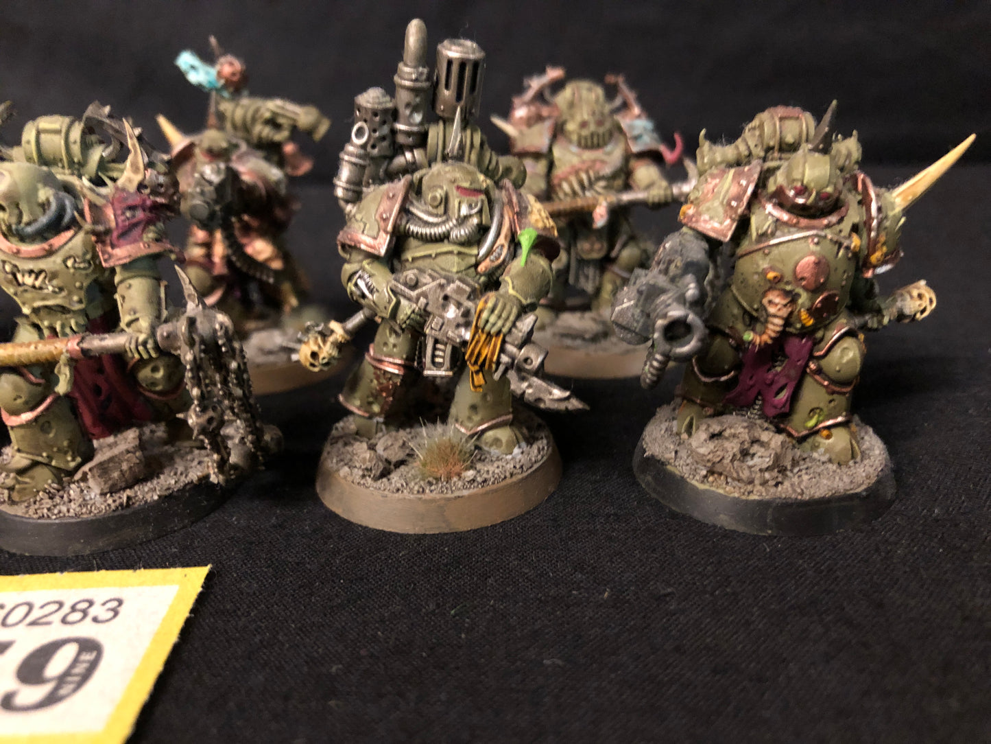 8x Plague Marines #259 Very Well Painted Death Guard Warhammer 40k