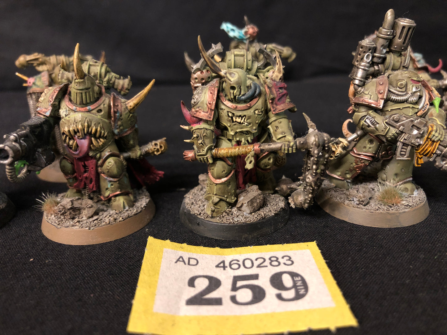 8x Plague Marines #259 Very Well Painted Death Guard Warhammer 40k