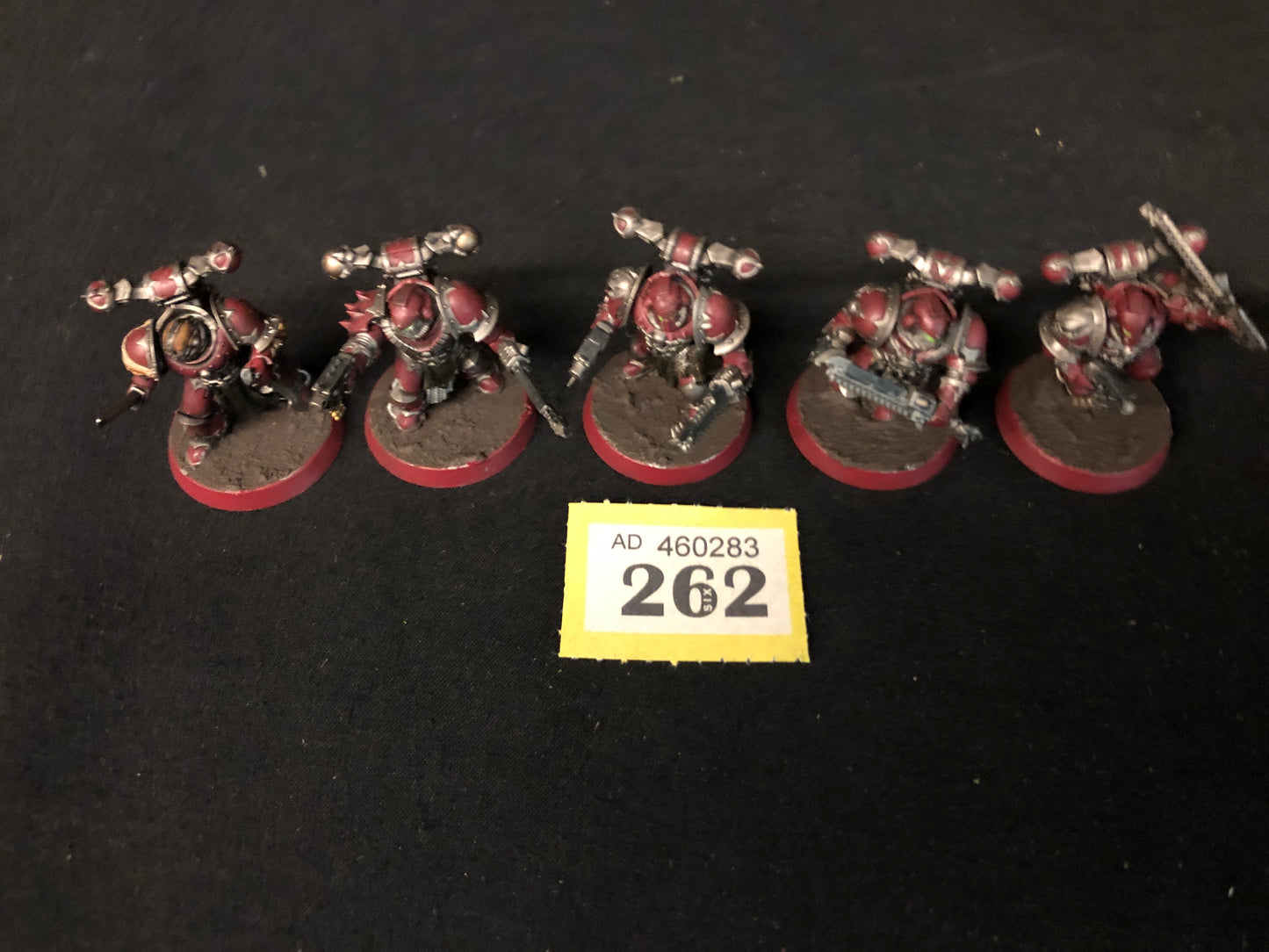 5x Chaos Space Marines #262 Chaos Space Marines Warhammer 40k