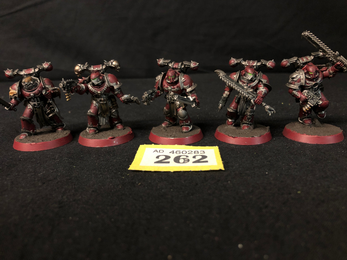 5x Chaos Space Marines #262 Chaos Space Marines Warhammer 40k