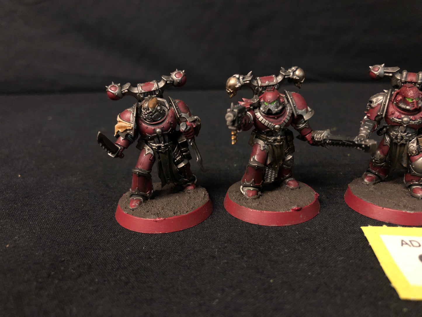 5x Chaos Space Marines #262 Chaos Space Marines Warhammer 40k