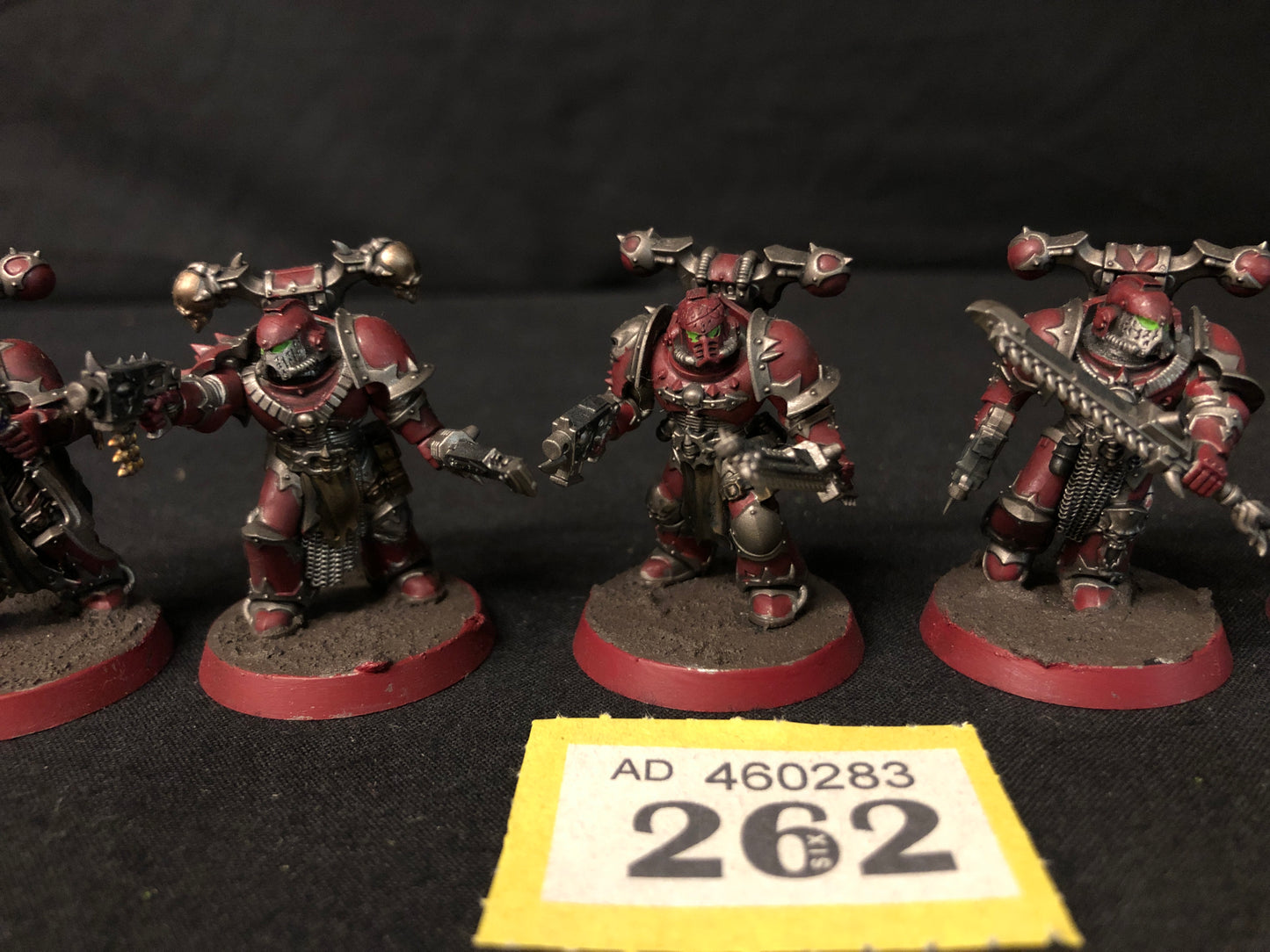 5x Chaos Space Marines #262 Chaos Space Marines Warhammer 40k
