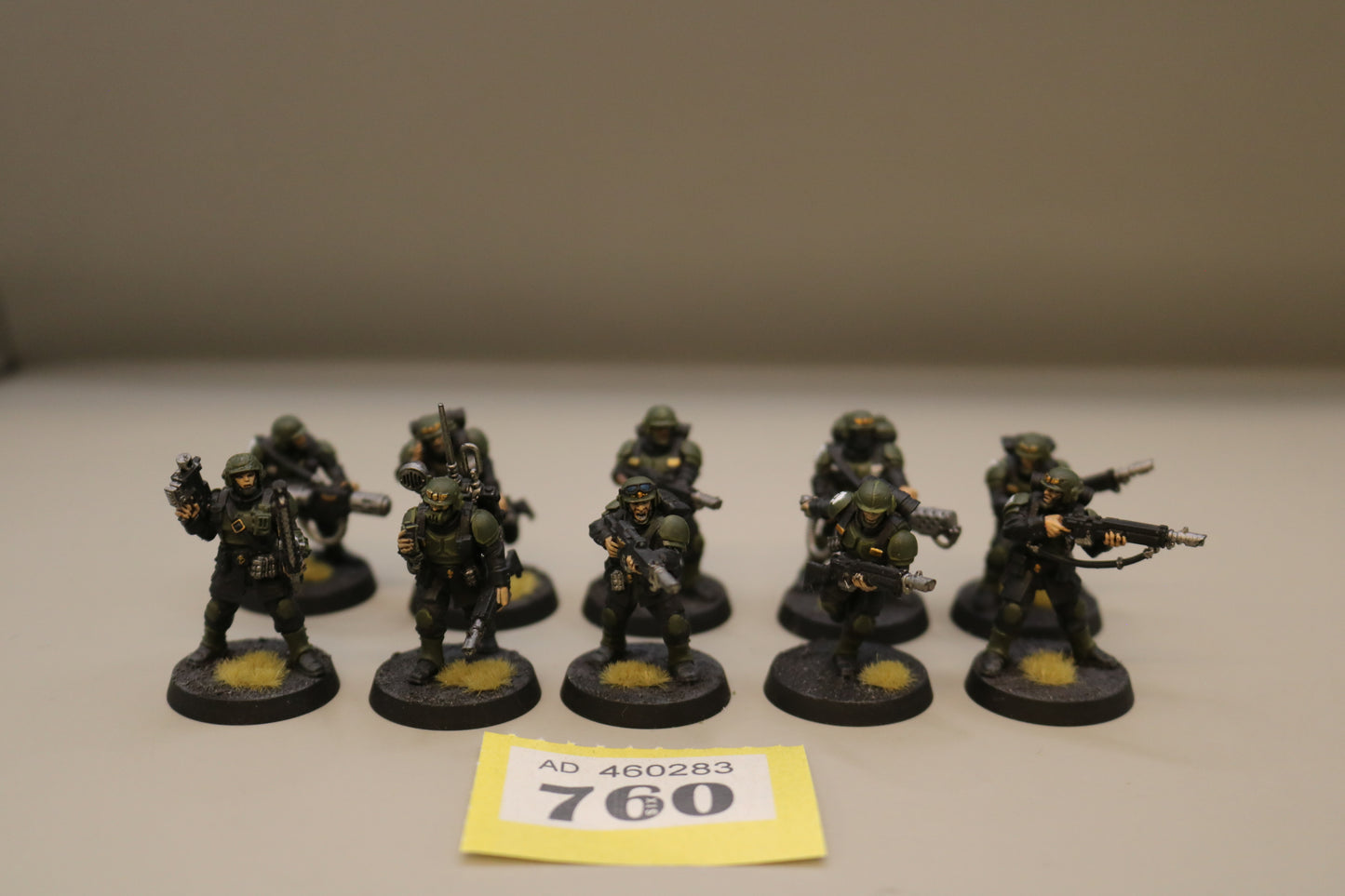 10x Cadian Shock Troops #760 Well Painted Astra Militarum Warhammer 40k