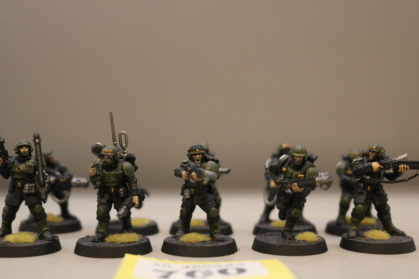 10x Cadian Shock Troops #760 Well Painted Astra Militarum Warhammer 40k