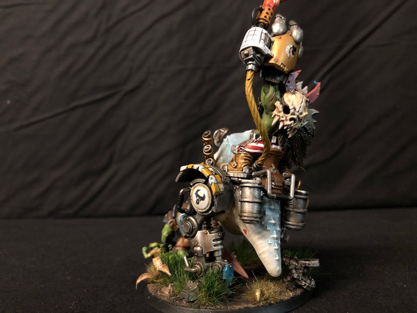 Warboss on Squigosaur #296 VERY Well Painted Orks Warhammer 40k