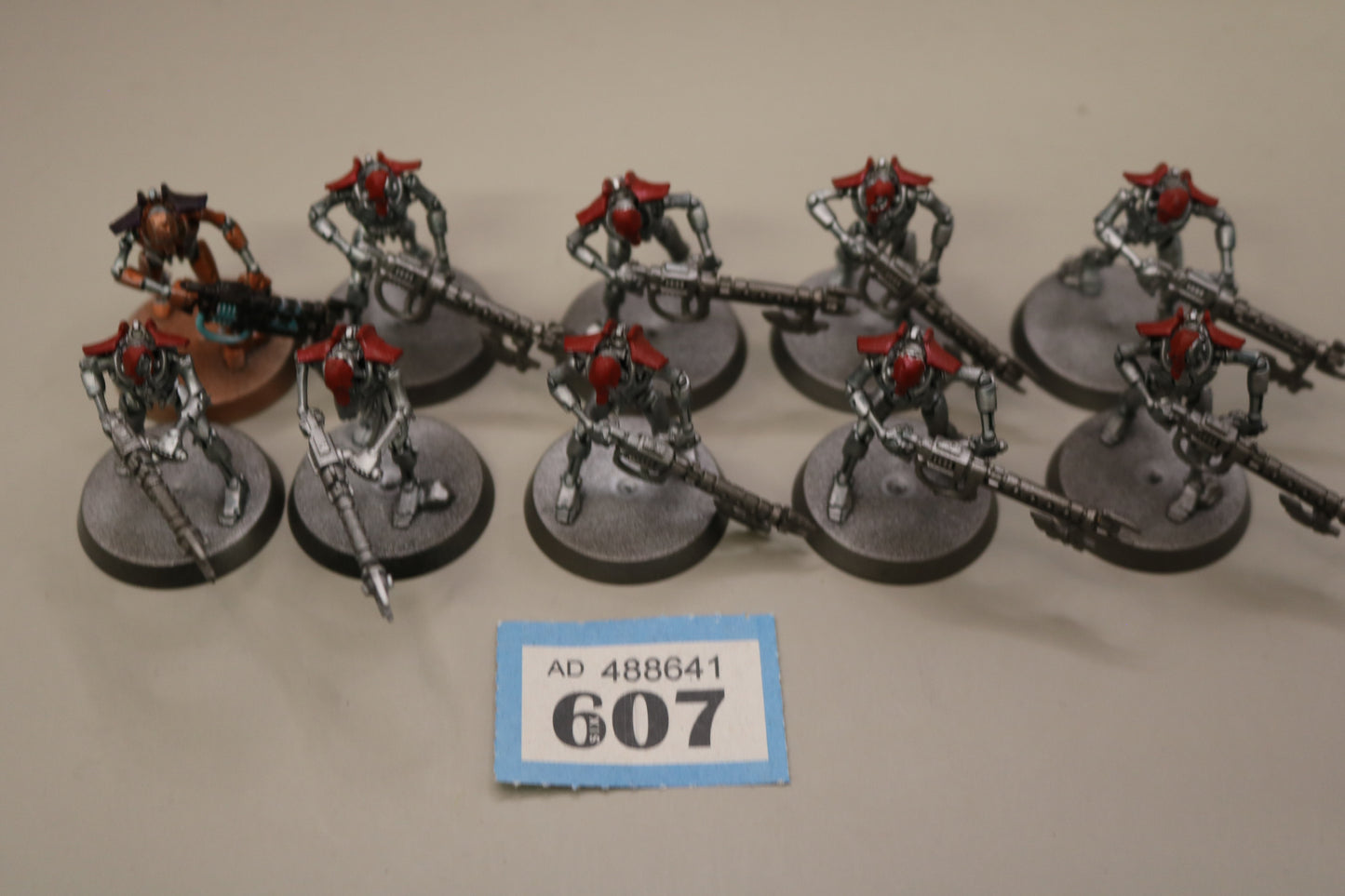 10x Necron Warriors 607 Necrons Well Painted Warhammer 40k