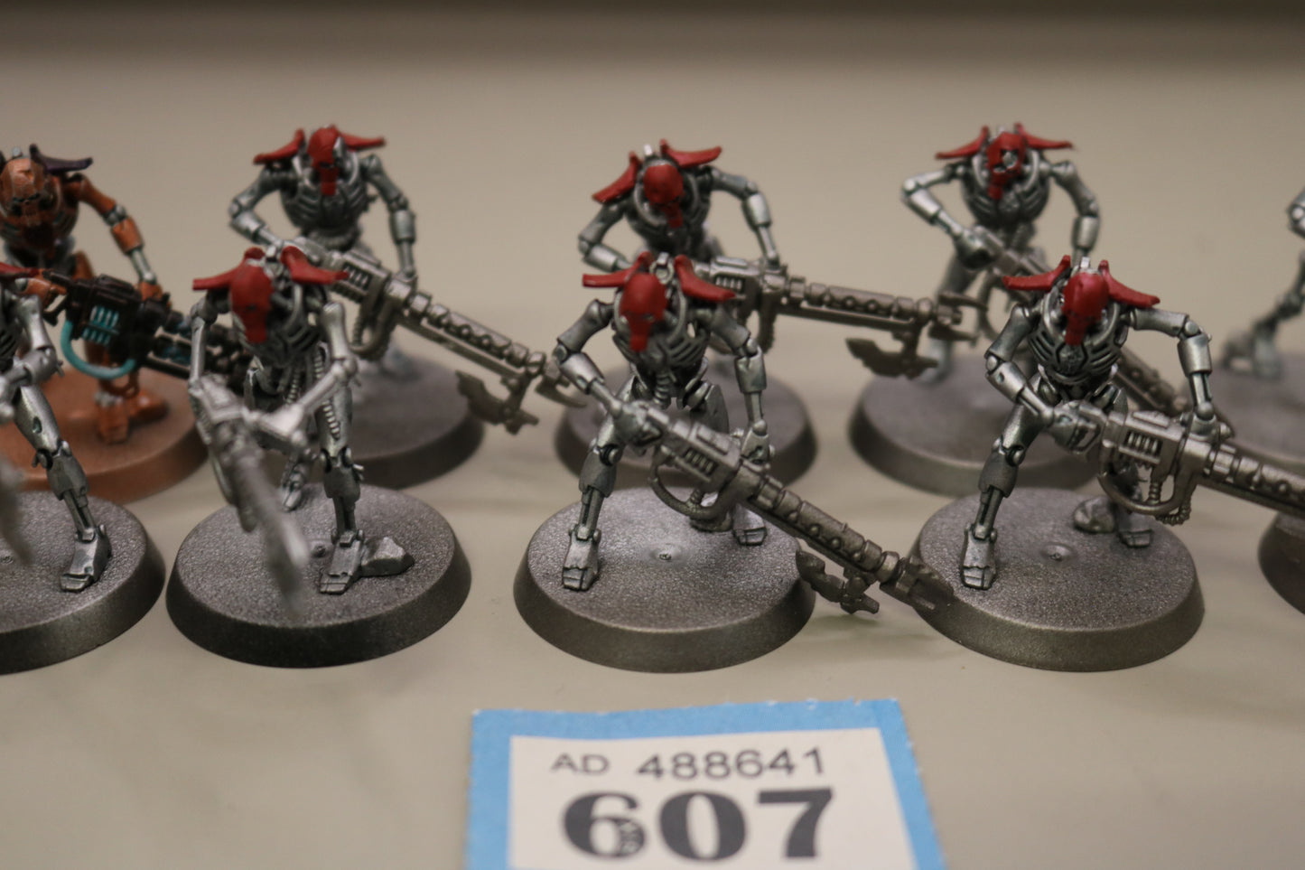 10x Necron Warriors 607 Necrons Well Painted Warhammer 40k