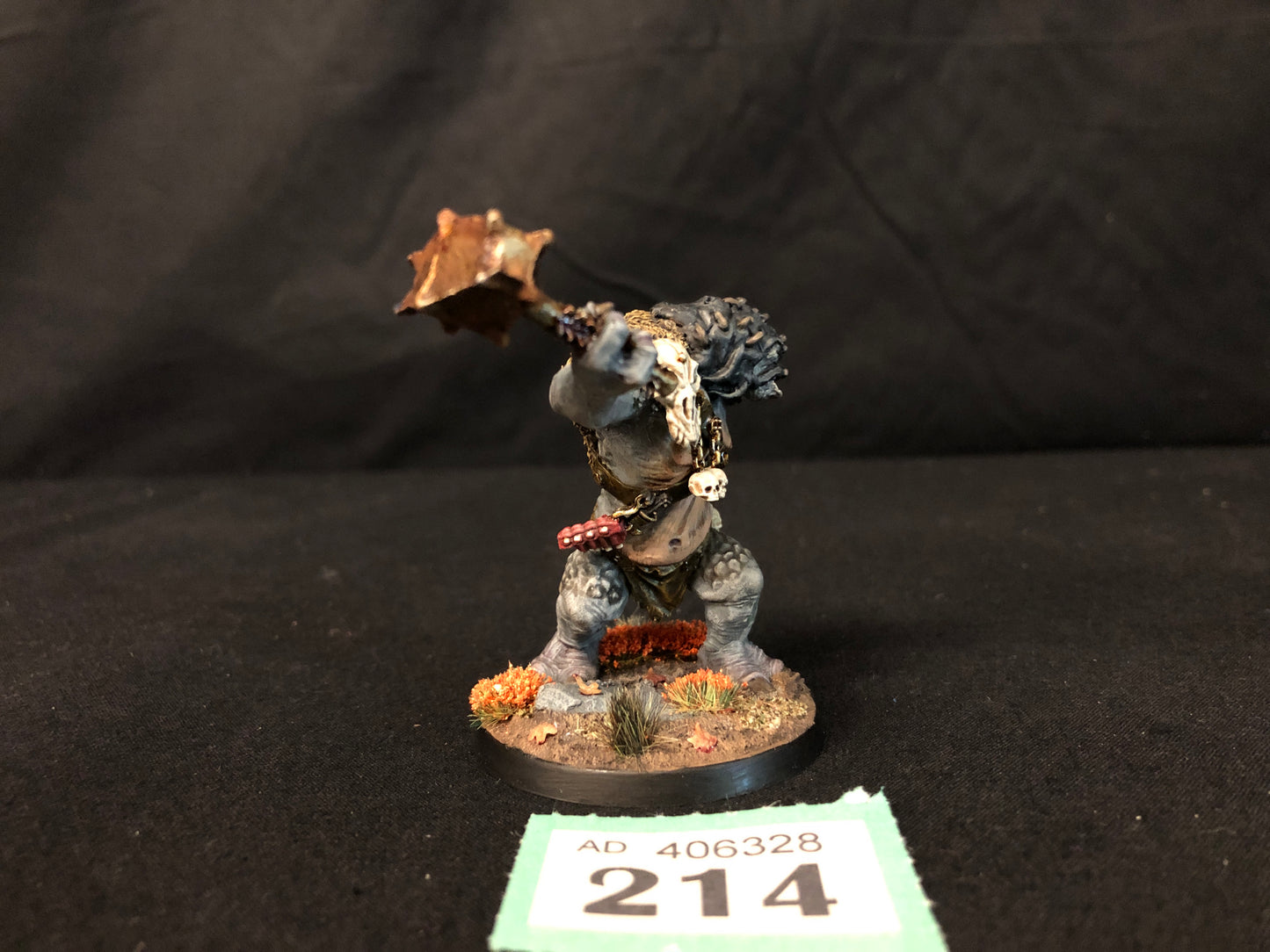 Cave Troll with Hammer #214 VERY Well Painted Evil MESBG Warhammer 40k