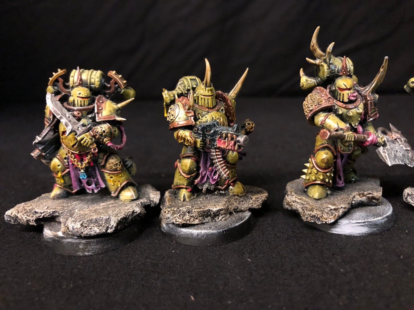 7x Plague Marines #388 Very Well Painted Death Guard Warhammer 40k