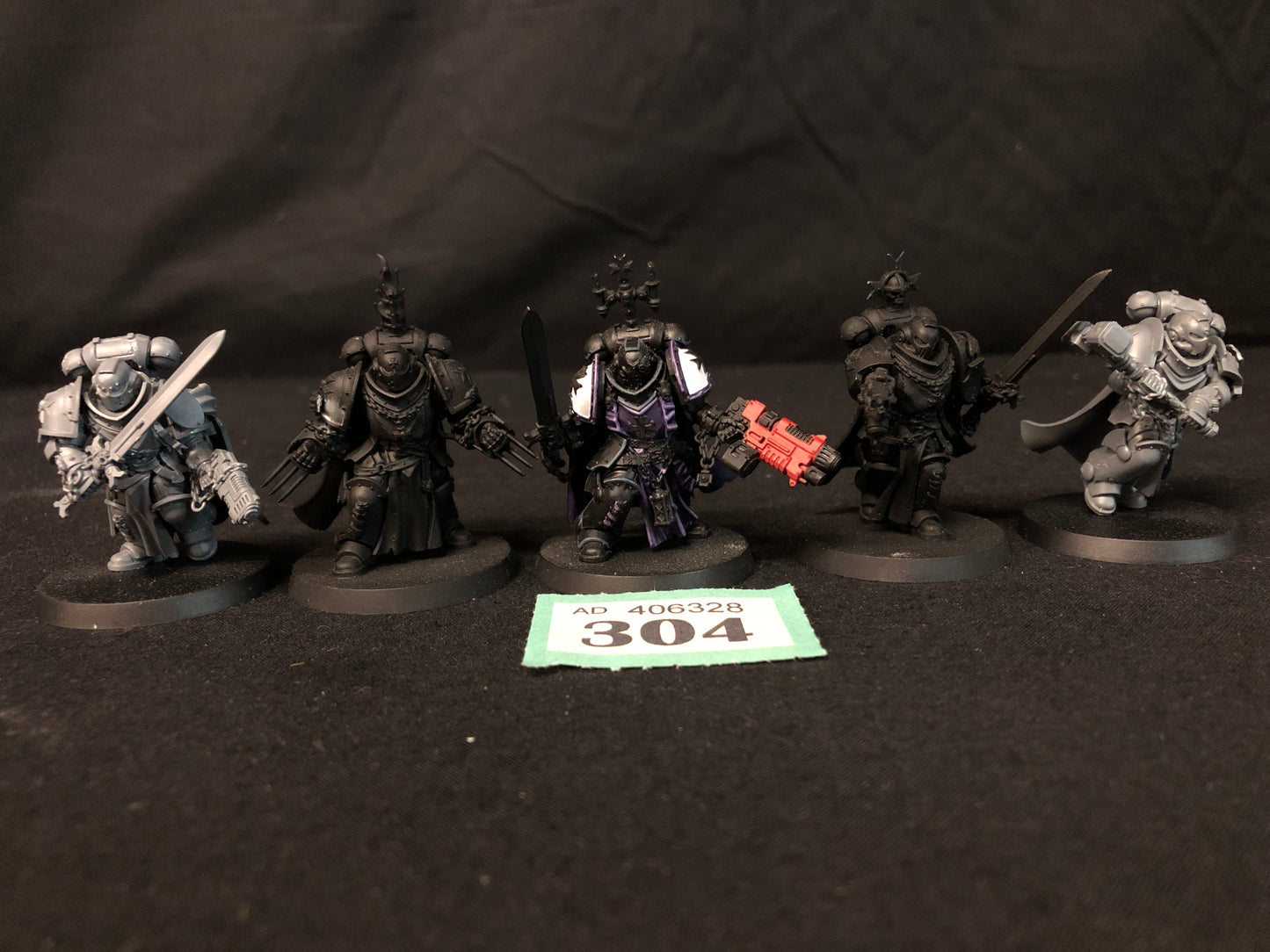 5x Sword Brethren Black Templar #304 Space Marines Warhammer 40k