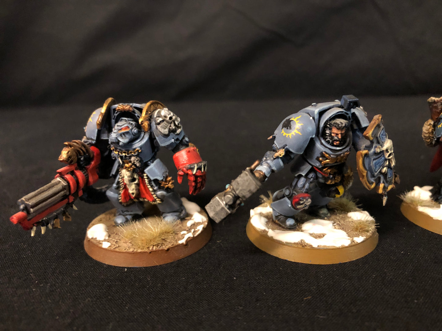 5x Wolf Guard Terminators #307 VERY Well Painted Space Wolves Space Marines Warhammer 40k