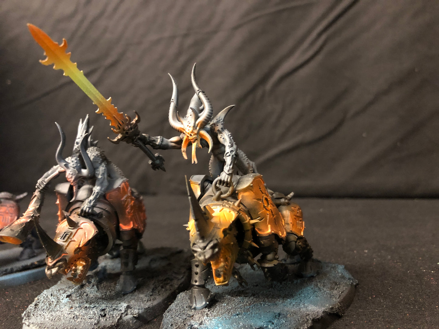 3x Bloodcrushers #451 Well Painted Daemons of Khorne AOS Warhammer 40k