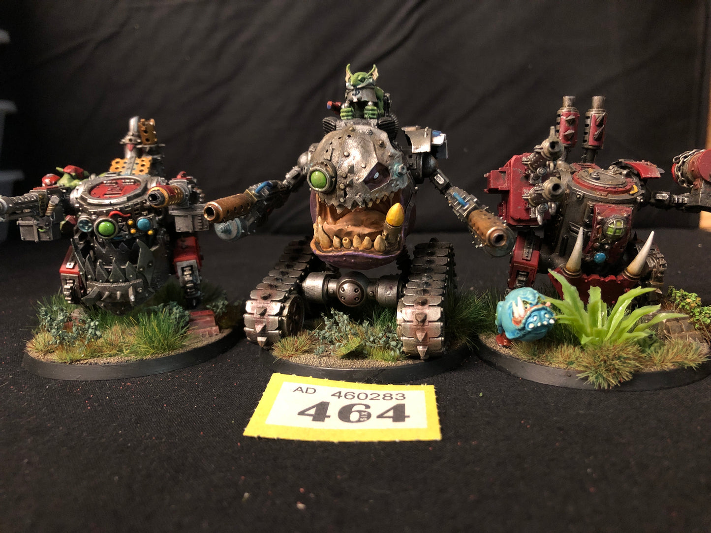 3x Kustom Killa Kanz #464 VERY Well Painted Orks Warhammer 40k