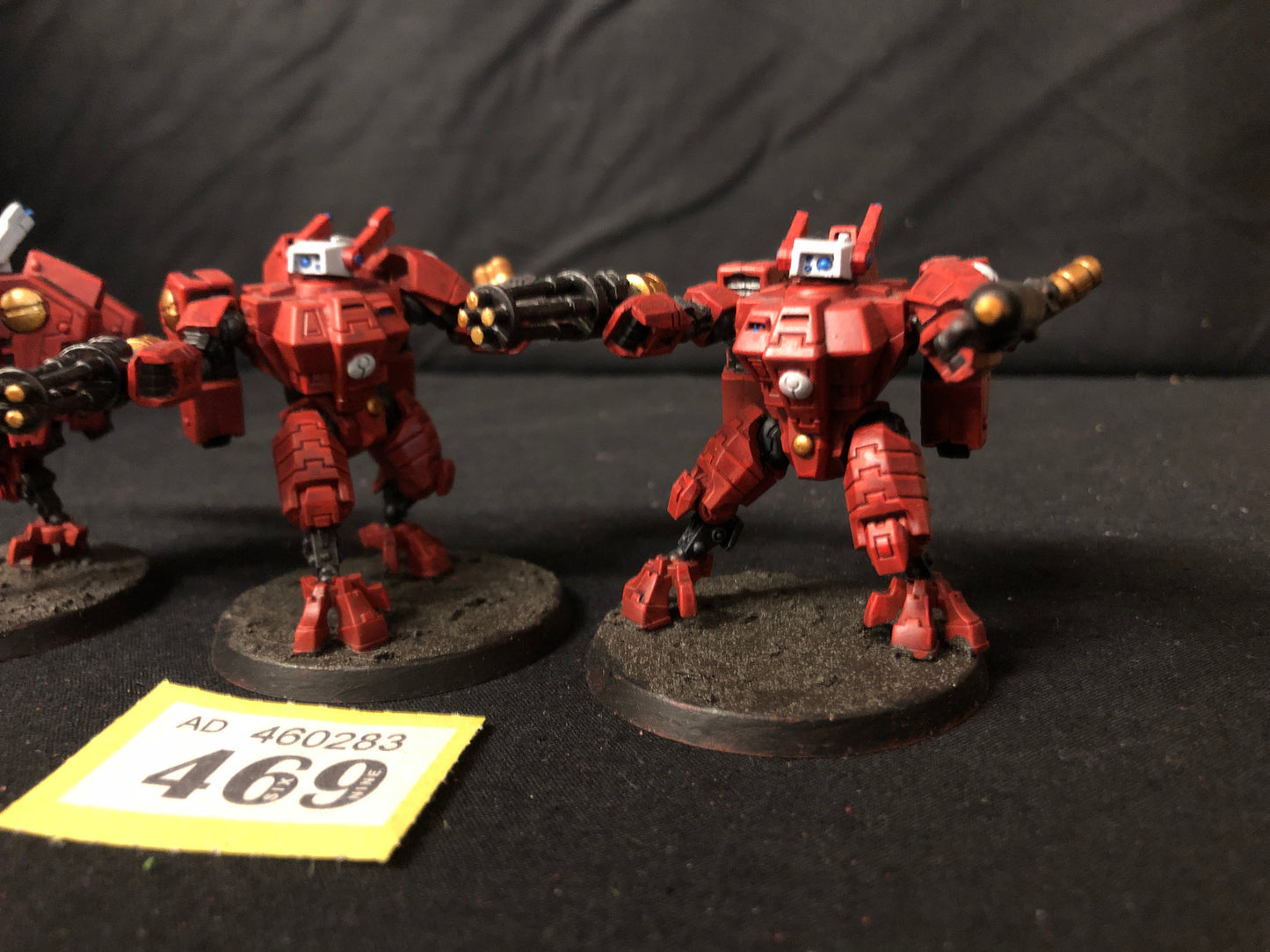 3x Crisis Battlesuits #469 Well Painted Tau T'au Empire Warhammer 40k