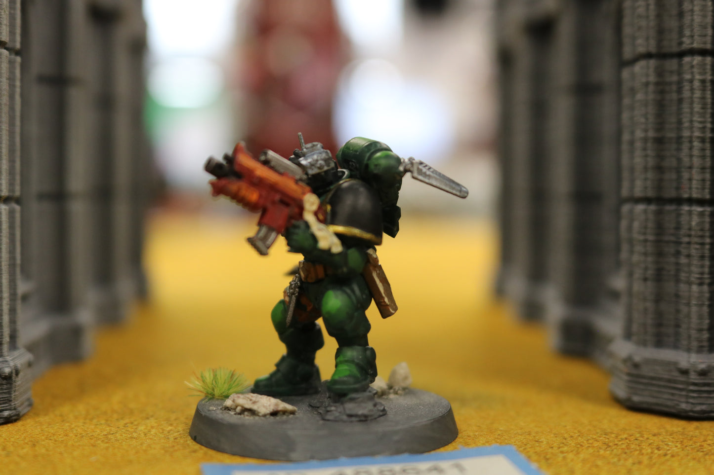 Liuetenant in Phobos Armour 754 Salamanders Well Painted Warhammer 40k Space Marines