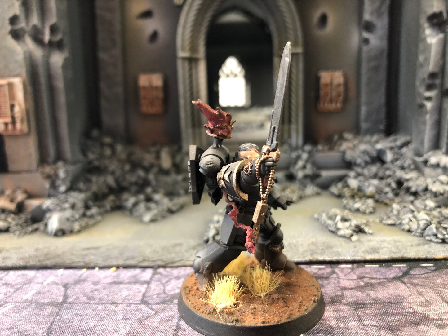 Black Templars Primaris Captain #523 Well Painted Space Marines Warhammer 40k