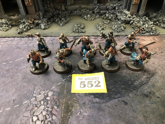 10x Chaos Cultists Jahkals #552 Chaos Space Marines Warhammer 40k