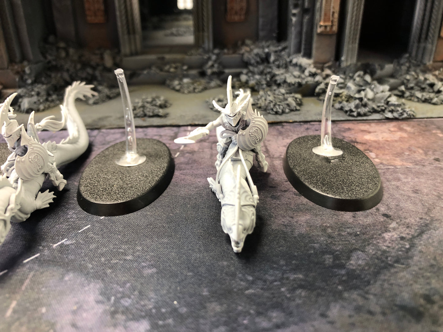 3x Akhelian Morrsarr Guard #557 Deepkin AOS Warhammer 40k