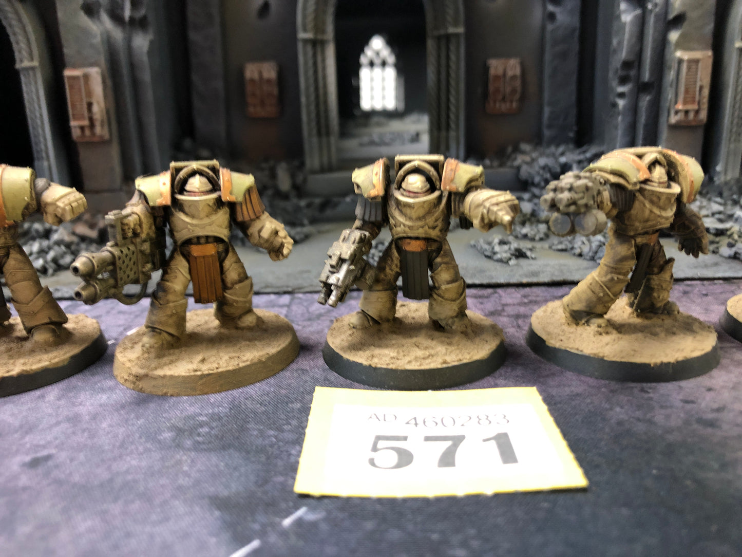 5x Cataphractii Terminators Squad #571 Legiones Astartes Warhammer 40k 30k