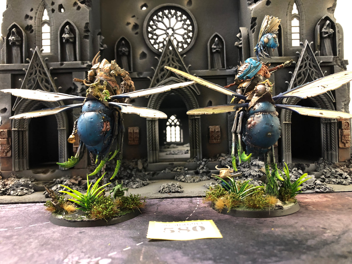 2x Pusgoyle Blightlords #580 Very Well Painted Death Guard Warhammer 40k
