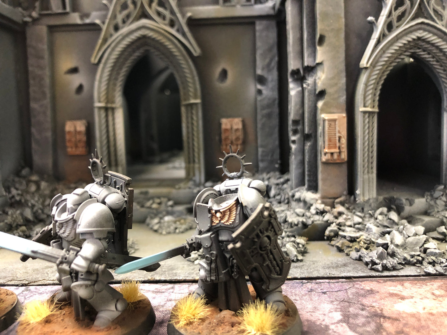 3x Primaris Bladeguard Veterans (1 missing head) #581 Space Marines Warhammer 40k