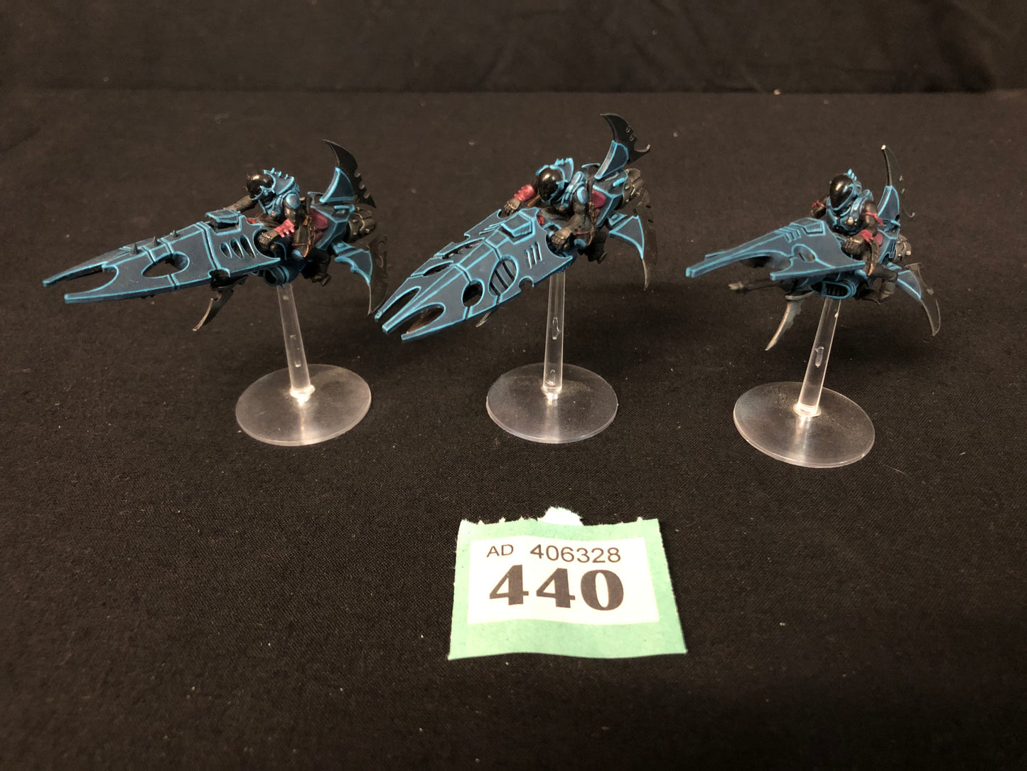 3x Reaver Jetbikes #440 Well Painted Drukhari Warhammer 40k