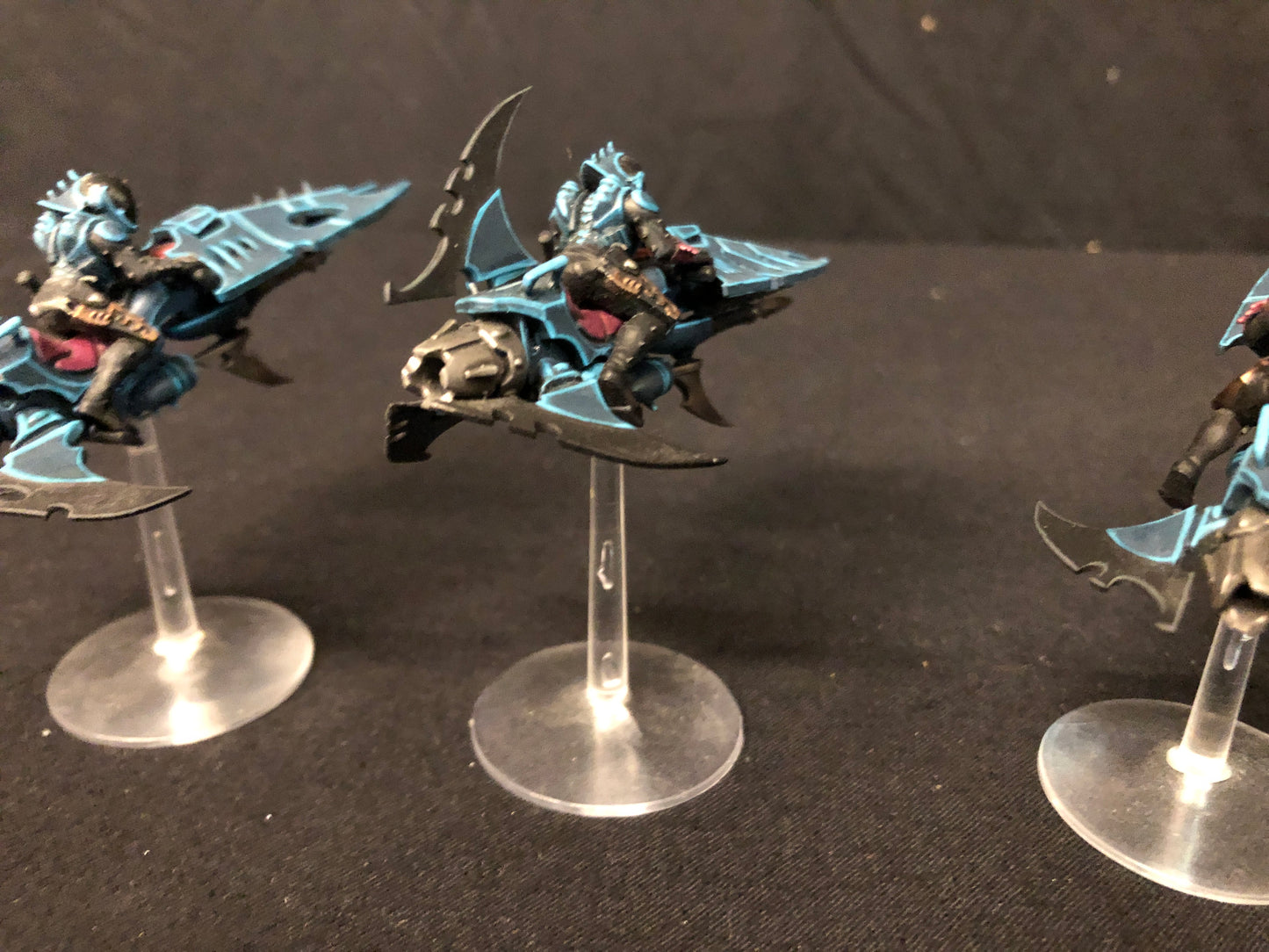 3x Reaver Jetbikes #440 Well Painted Drukhari Warhammer 40k