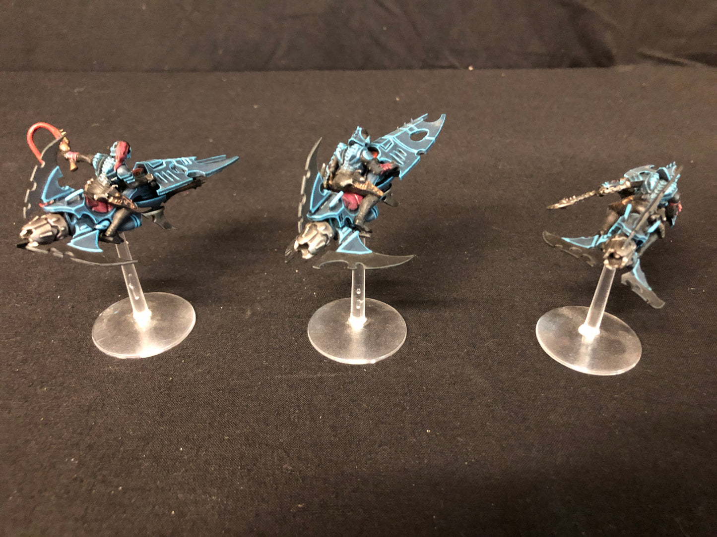 3x Reaver Jetbikes #441 Well Painted Drukhari Warhammer 40k