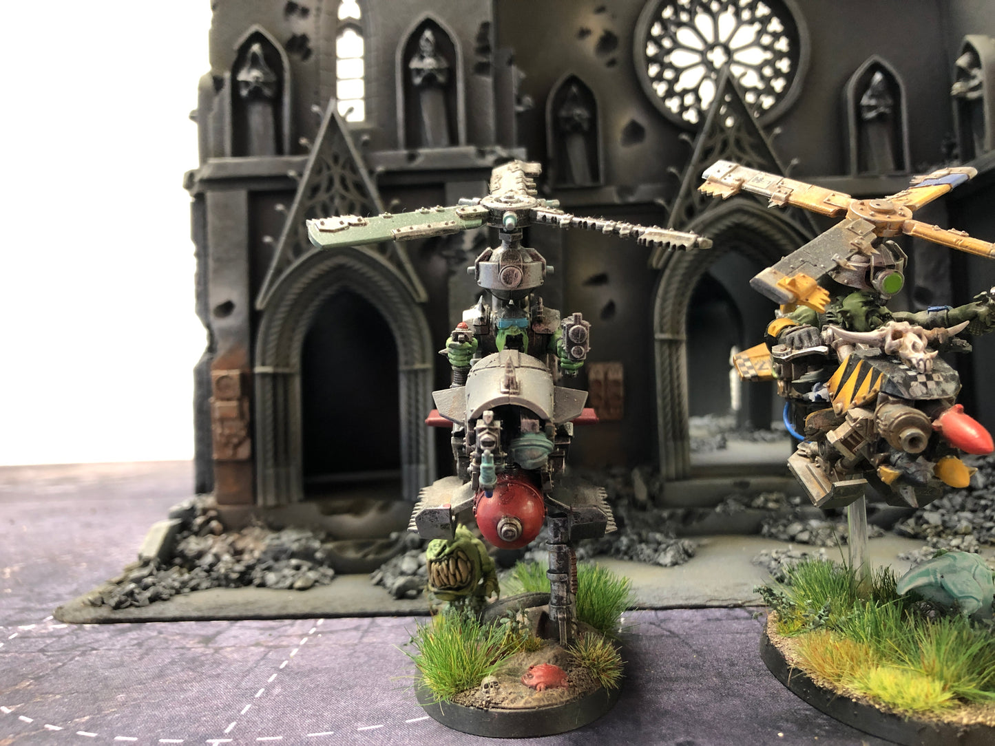 3x Deffkoptas #595 VERY Well Painted Orks Warhammer 40k