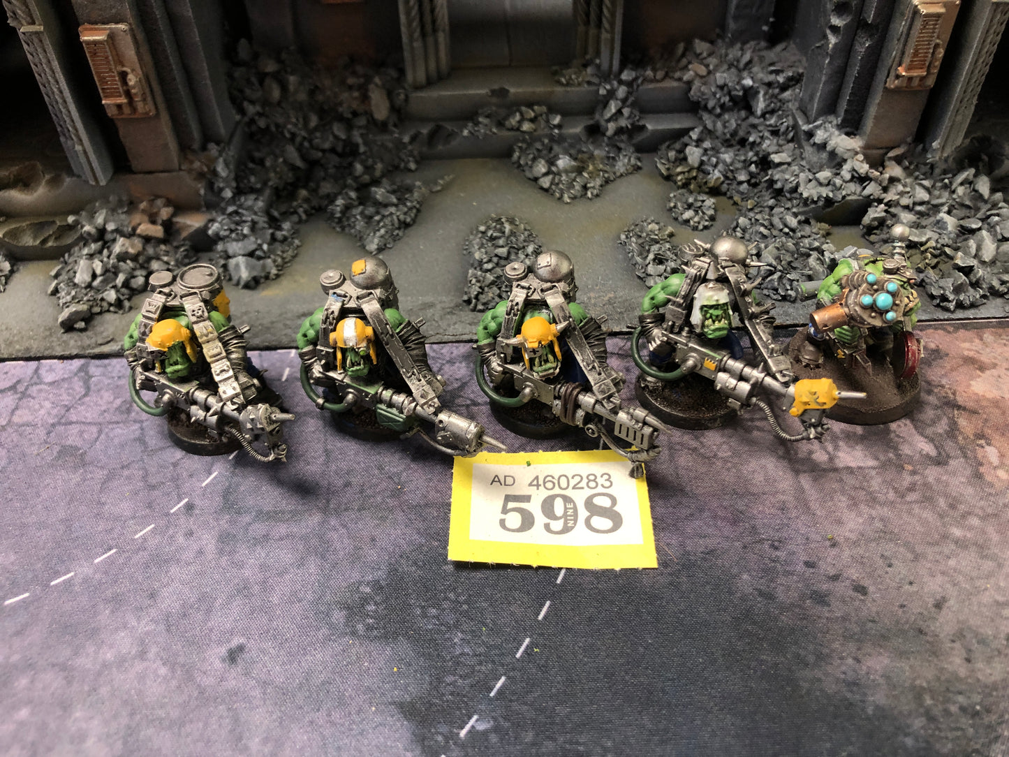 5x Burna Boyz #598 VERY Well Painted Orks Warhammer 40k