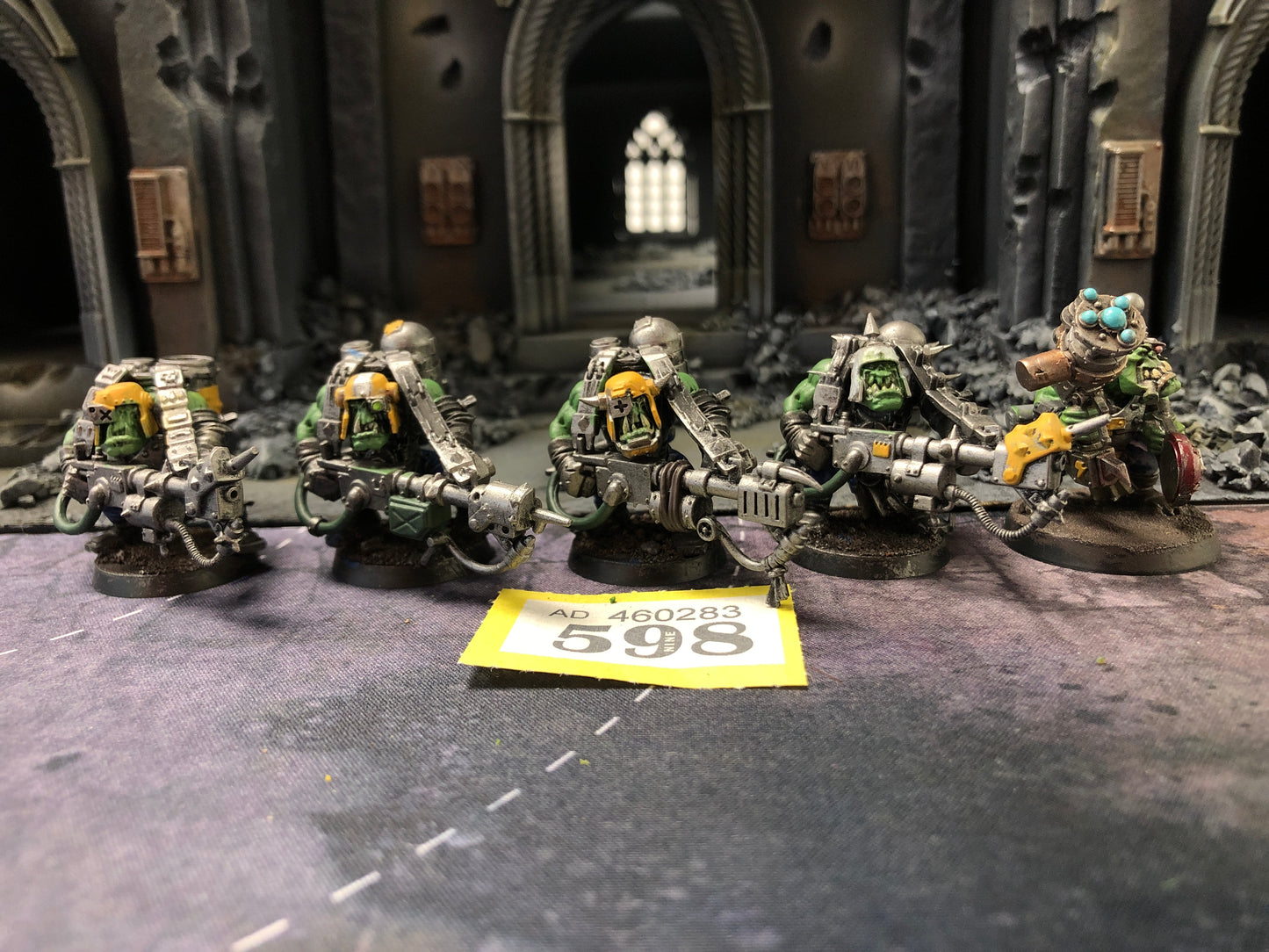 5x Burna Boyz #598 VERY Well Painted Orks Warhammer 40k