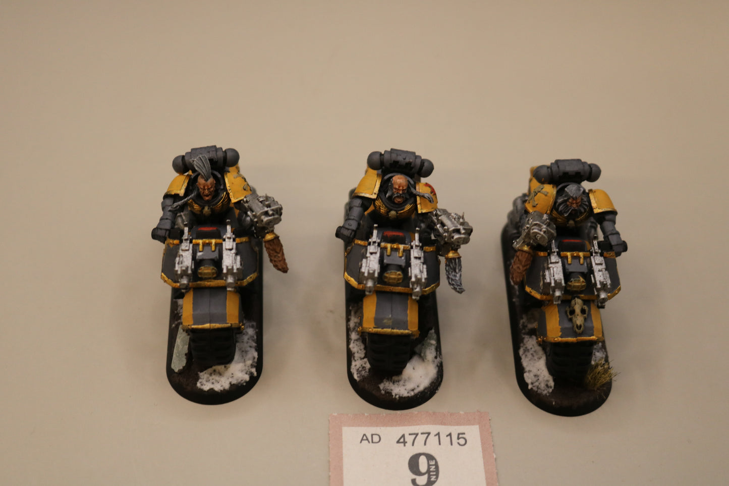 3x Bike Squad OOP #9 Space Wolves Space Marines Warhammer 40k
